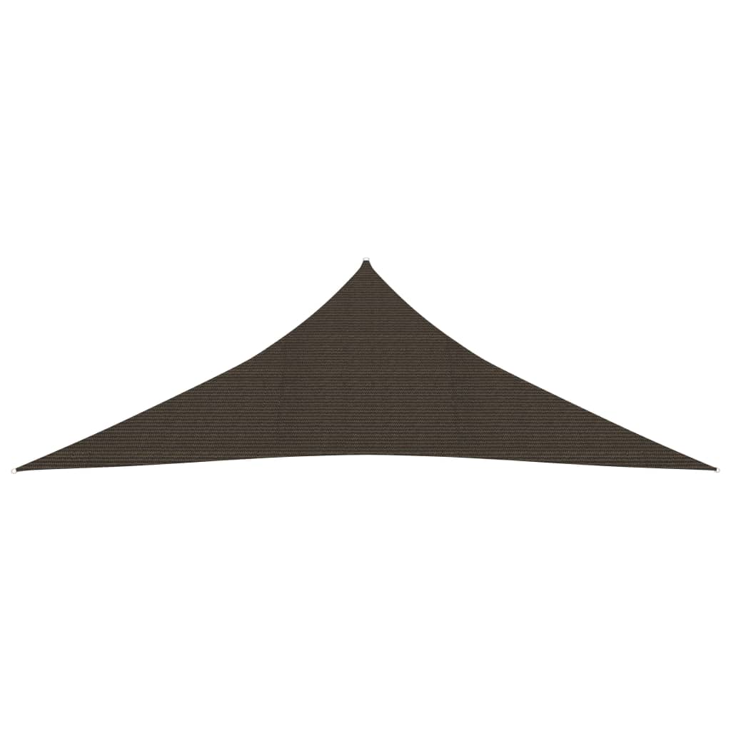 vidaXL Pânză parasolar, maro, 4x4x5,8 m, HDPE, 160 g/m²