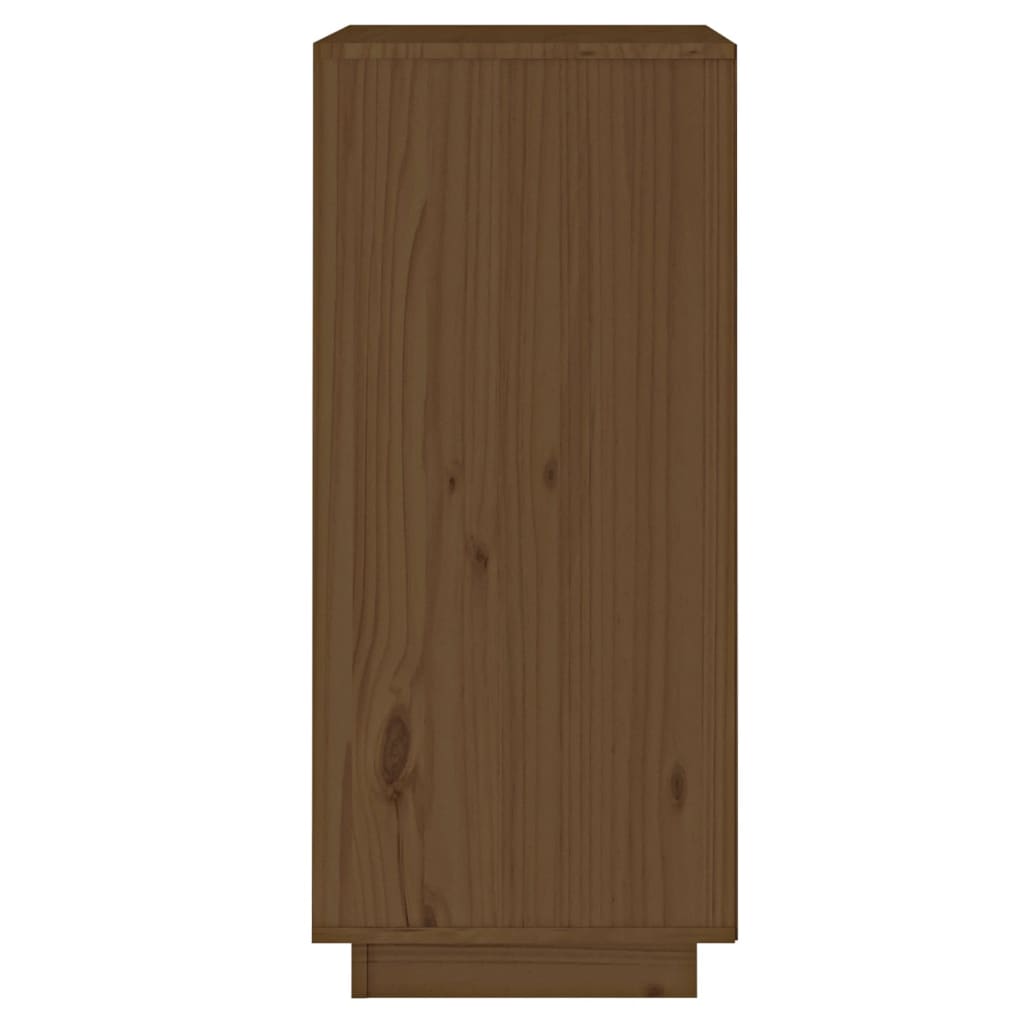 vidaXL Servantă, maro miere, 38x35x80 cm, lemn masiv de pin
