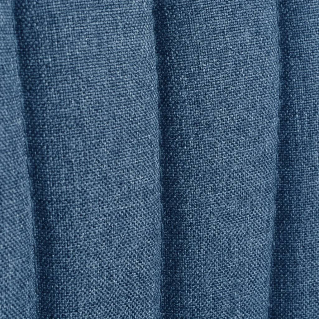 vidaXL Scaun cocktail, albastru, material textil