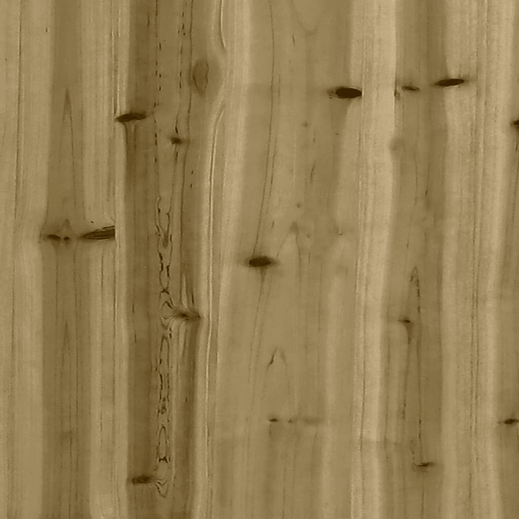 vidaXL Perete escaladă, cu frânghie, 44,5x5x108 cm, lemn pin impregnat