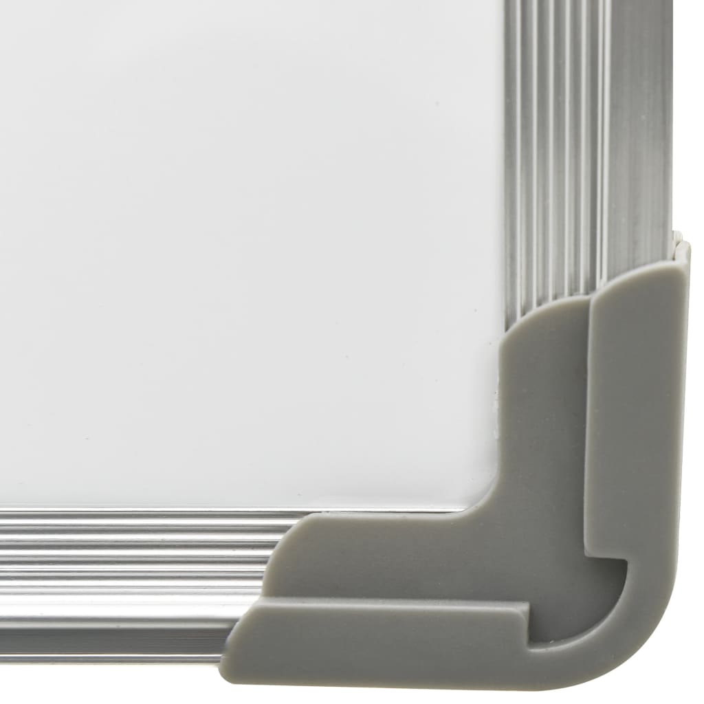 vidaXL Tablă magnetică albă cu ștergere uscată 50x35 cm oțel