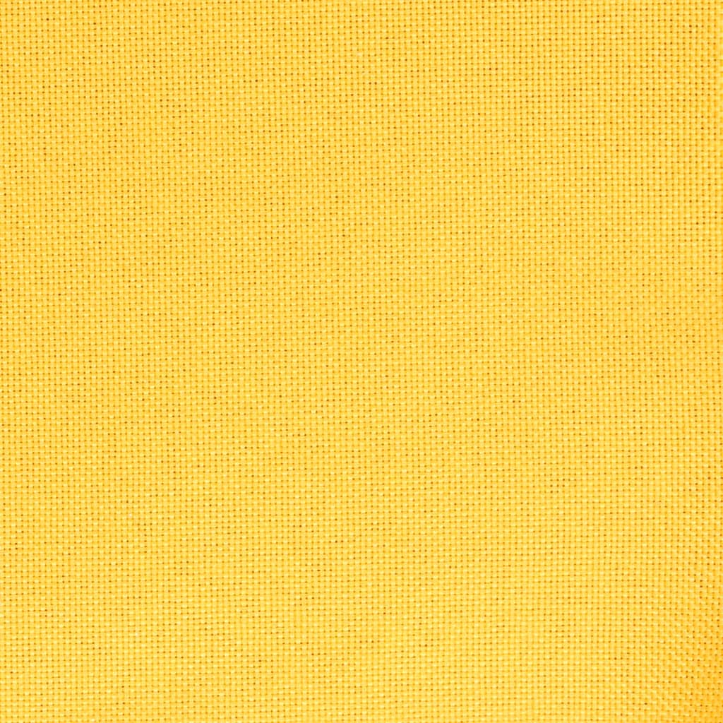 vidaXL Scaune de bucătărie pivotante, 4 buc., galben, material textil