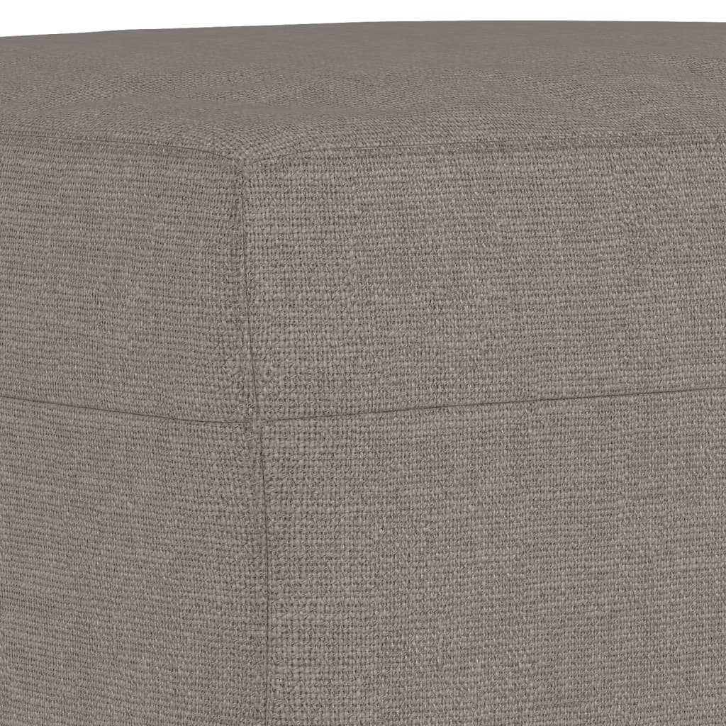 vidaXL Taburet, gri taupe, 70x55x41 cm, material textil