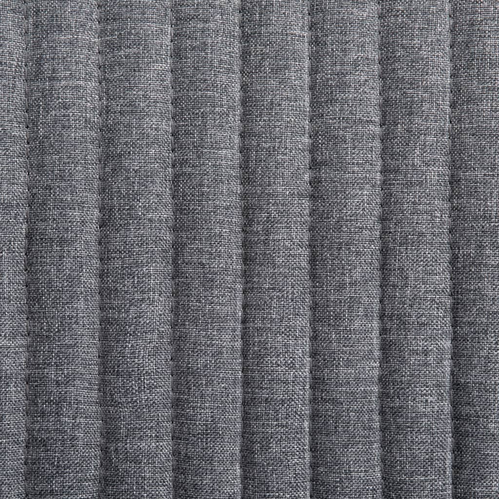 vidaXL Scaune de sufragerie, 6 buc., gri închis, material textil