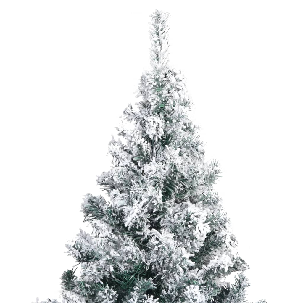 vidaXL Pom de Crăciun artificial cu zăpadă, verde, 180 cm, PVC