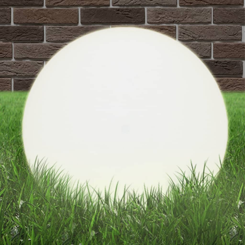 Lampă de grădină sferică, PMMA, 50 cm, soclu E27