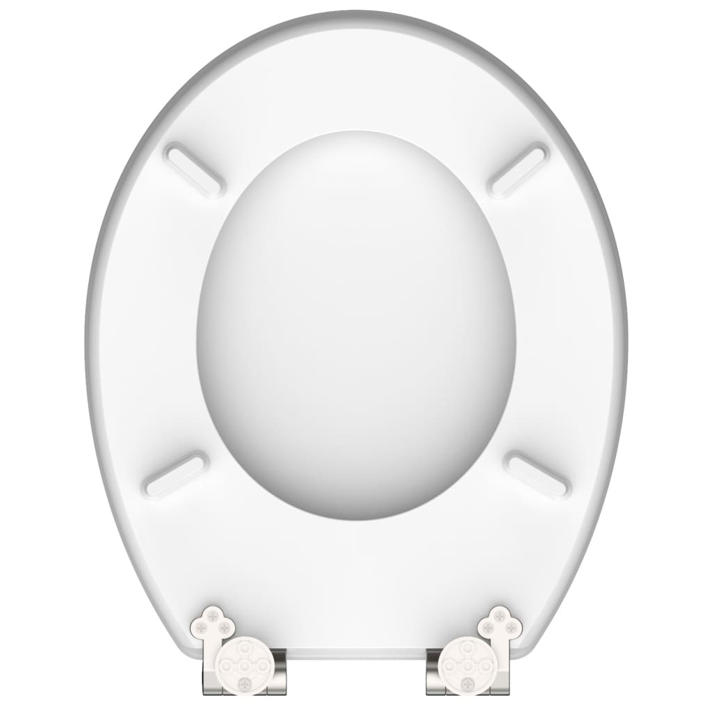 SCHÜTTE Scaun toaletă DIAMOND cu închidere silențioasă extralucios MDF