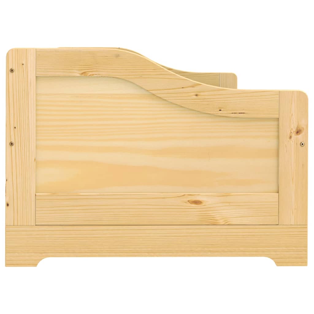 vidaXL Pat de zi cu 3 sertare "IRUN", 90x200 cm, lemn masiv pin