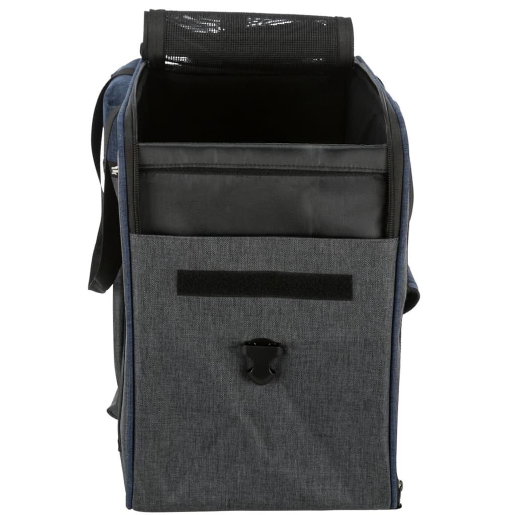 441828 TRIXIE 2-in-1 "Tara" Pets Carrier Backpack Grey and Blue
