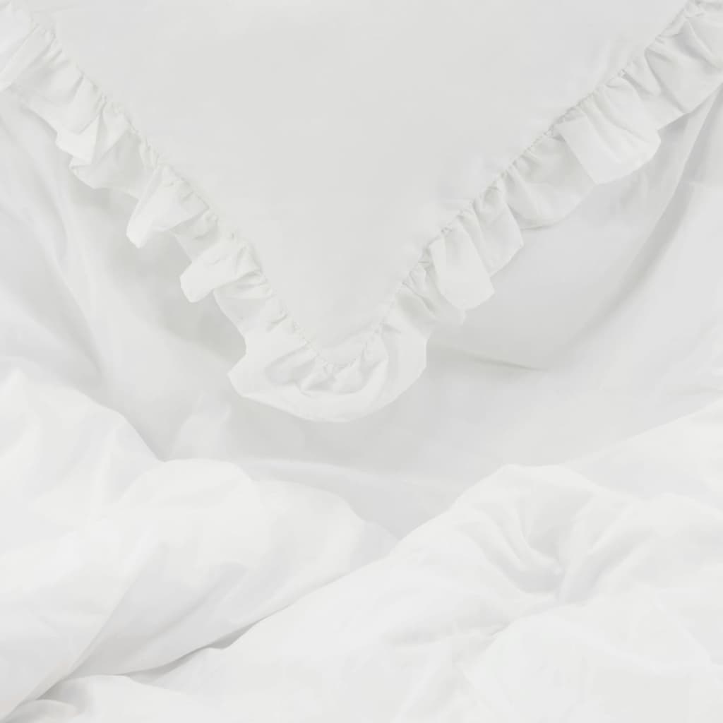 Venture Home Set lenjerie de pat „Levi”, 220x240 cm, alb, bumbac