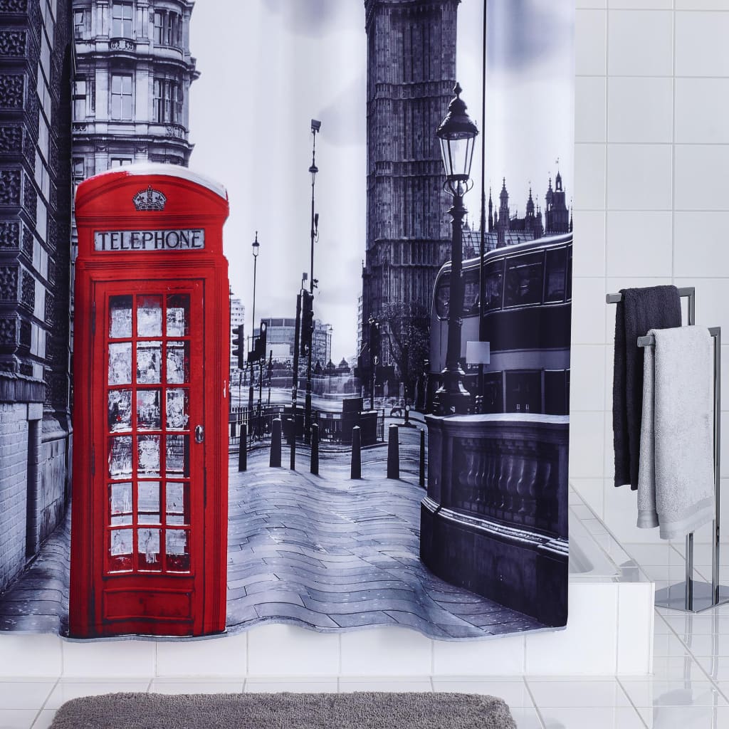 RIDDER Perdea de duș London, 180 x 200 cm