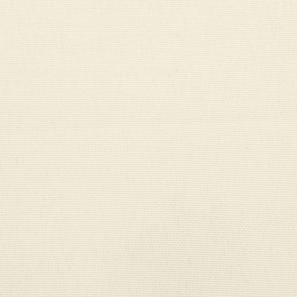 vidaXL Pernă bancă de grădină, alb crem, 100x50x7 cm, textil oxford