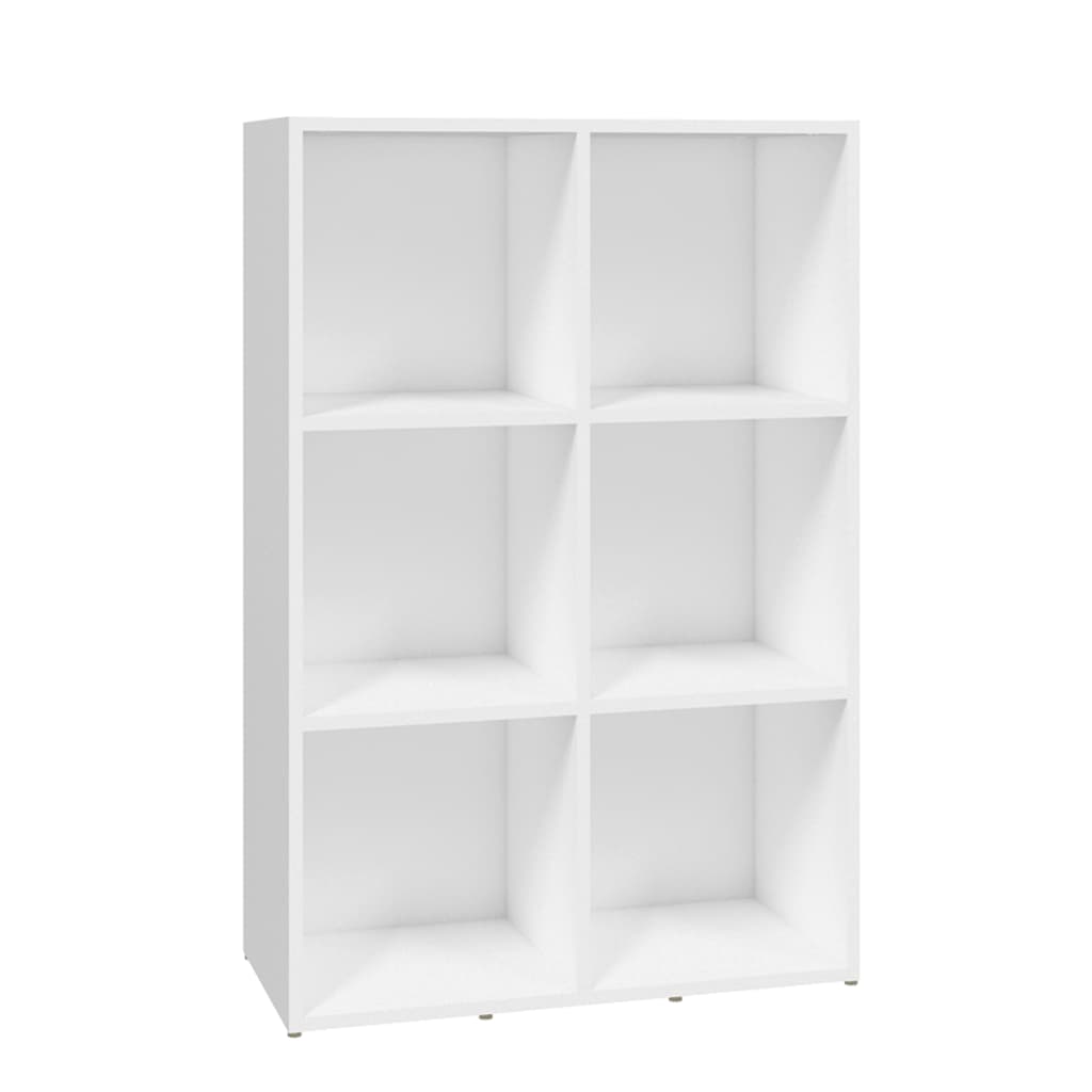 vidaXL Bibliotecă/Servantă, alb, 66x30x98 cm, PAL