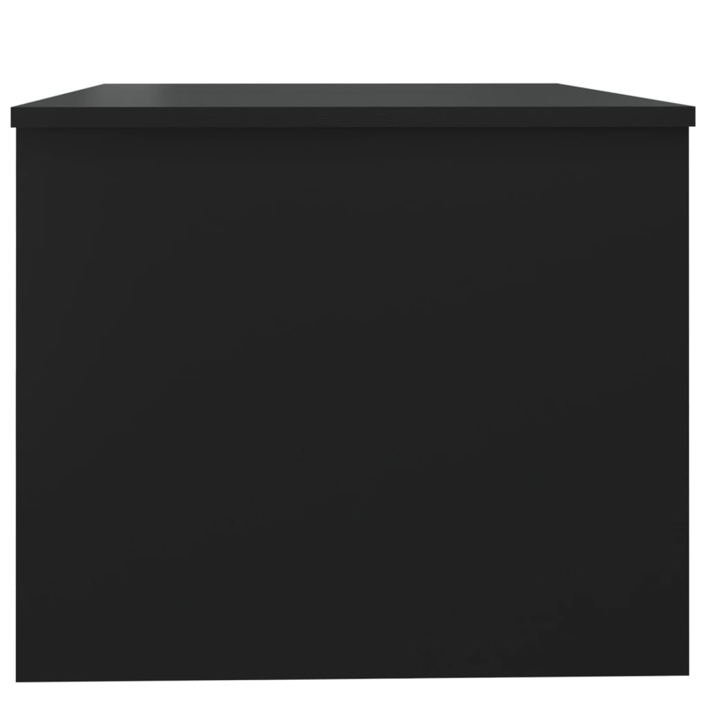 vidaXL Măsuță de cafea, negru, 80x50x42,5 cm, lemn prelucrat