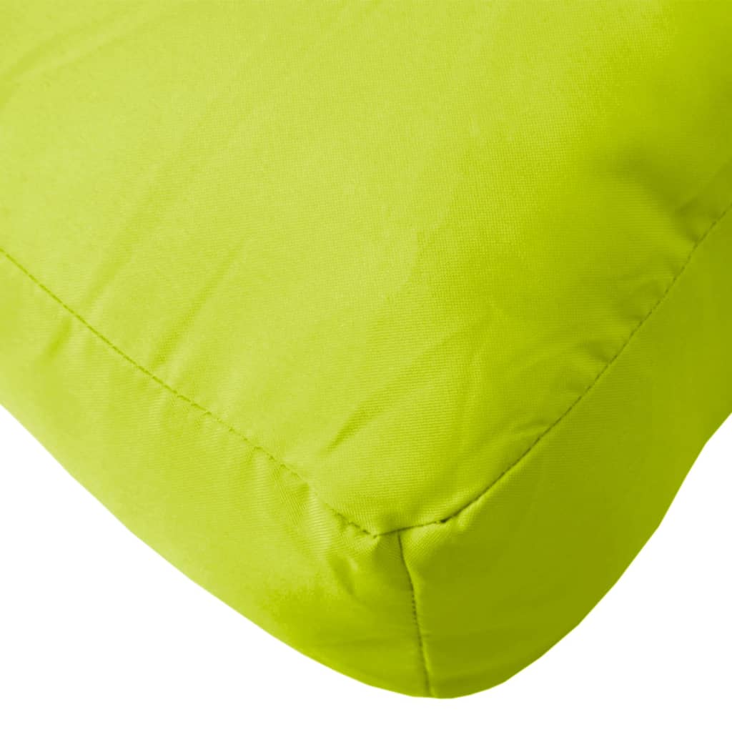 vidaXL Pernă de paleți, verde aprins, 60x40x12 cm, material textil