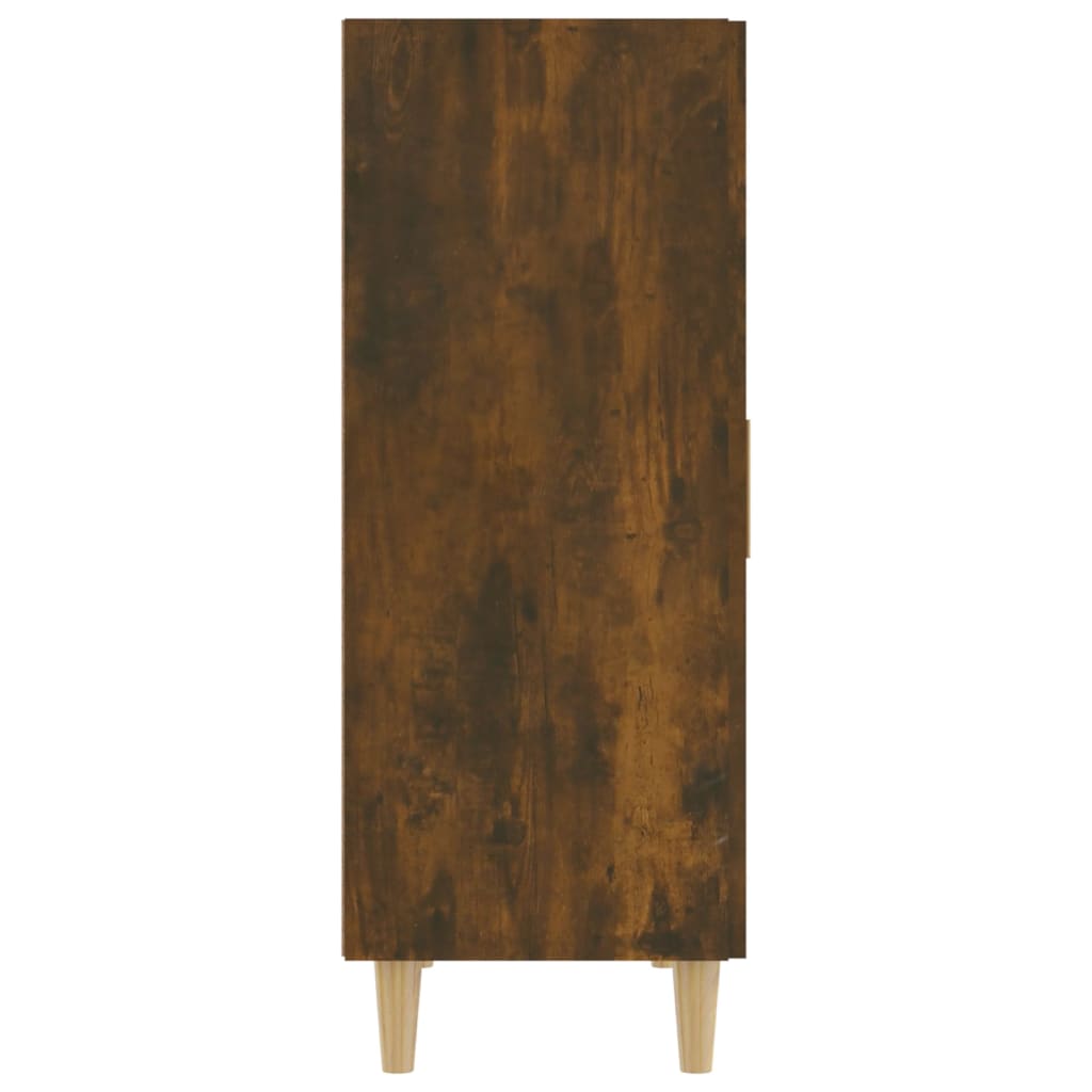 vidaXL Servantă, stejar fumuriu, 70x34x90 cm, lemn prelucrat