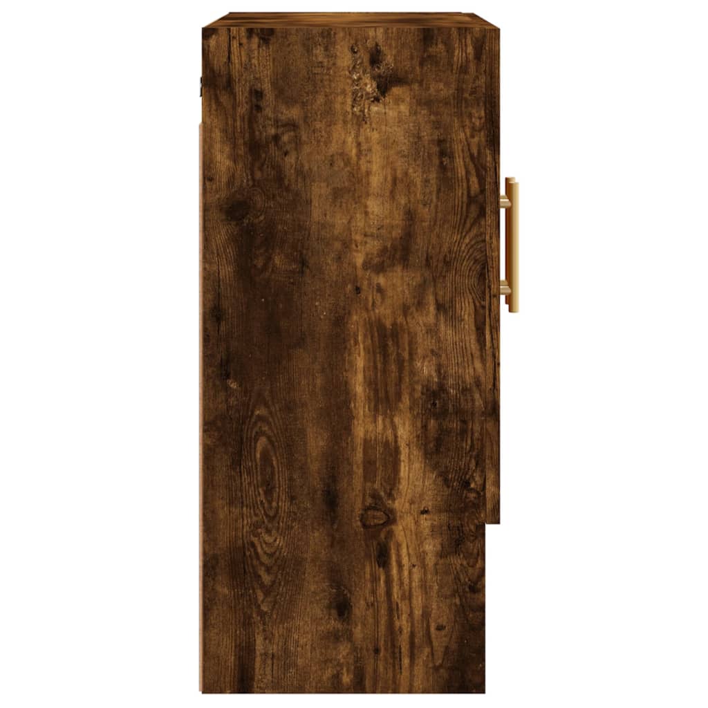vidaXL Dulap de perete, stejar fumuriu, 60x31x70 cm, lemn compozit