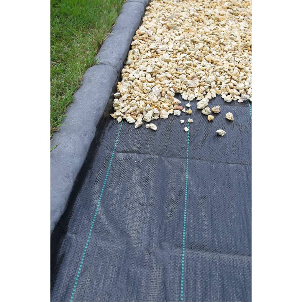 Nature Folie antiburuieni pentru sol, negru, 4,2x5 m