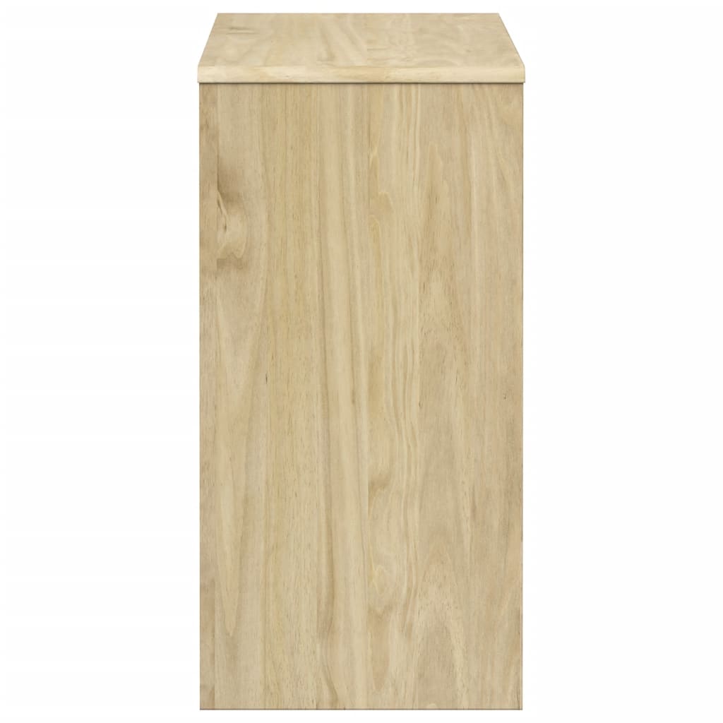 vidaXL Măsuță consolă "SAUDA", stejar, 89,5x36,5x73 cm, lemn masiv pin