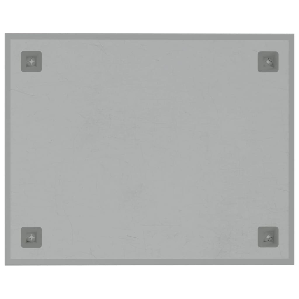 vidaXL Tablă magnetică de perete, alb, 50x40 cm, sticlă securizată