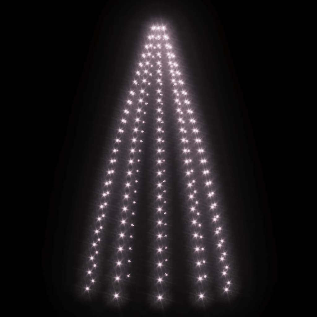 vidaXL Instalație lumini brad de Crăciun cu 250 LED-uri, 250 cm