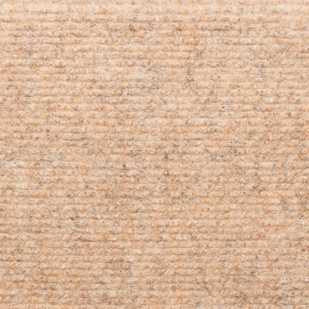vidaXL Covorașe de scări cusătură punch, 15 buc., maro, 65x21x4 cm