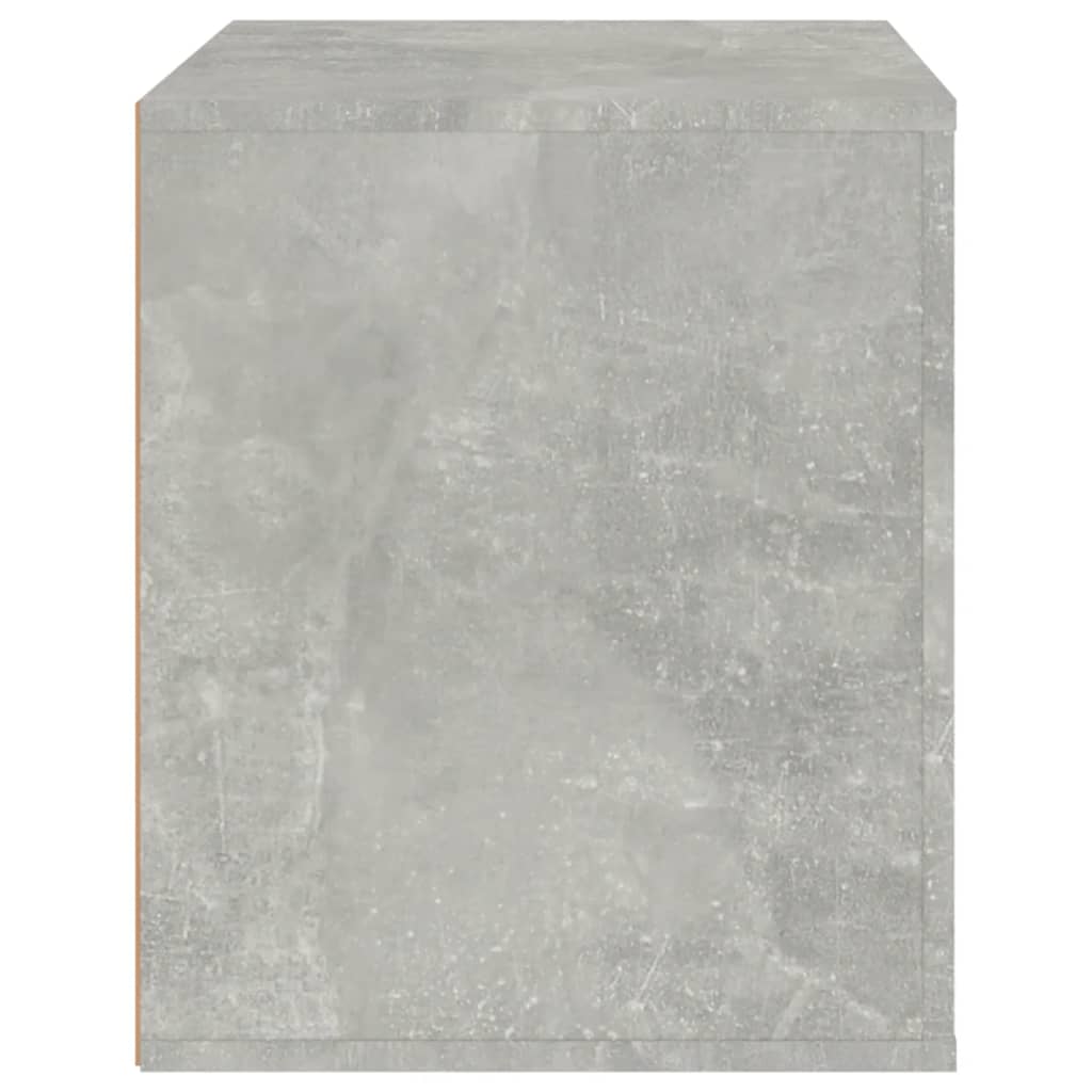 vidaXL Noptieră, gri beton, 50x39x47 cm