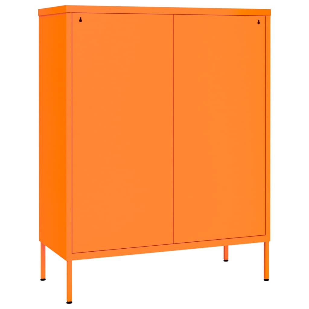 vidaXL Dulap cu sertare, portocaliu, 80x35x101,5 cm, oțel