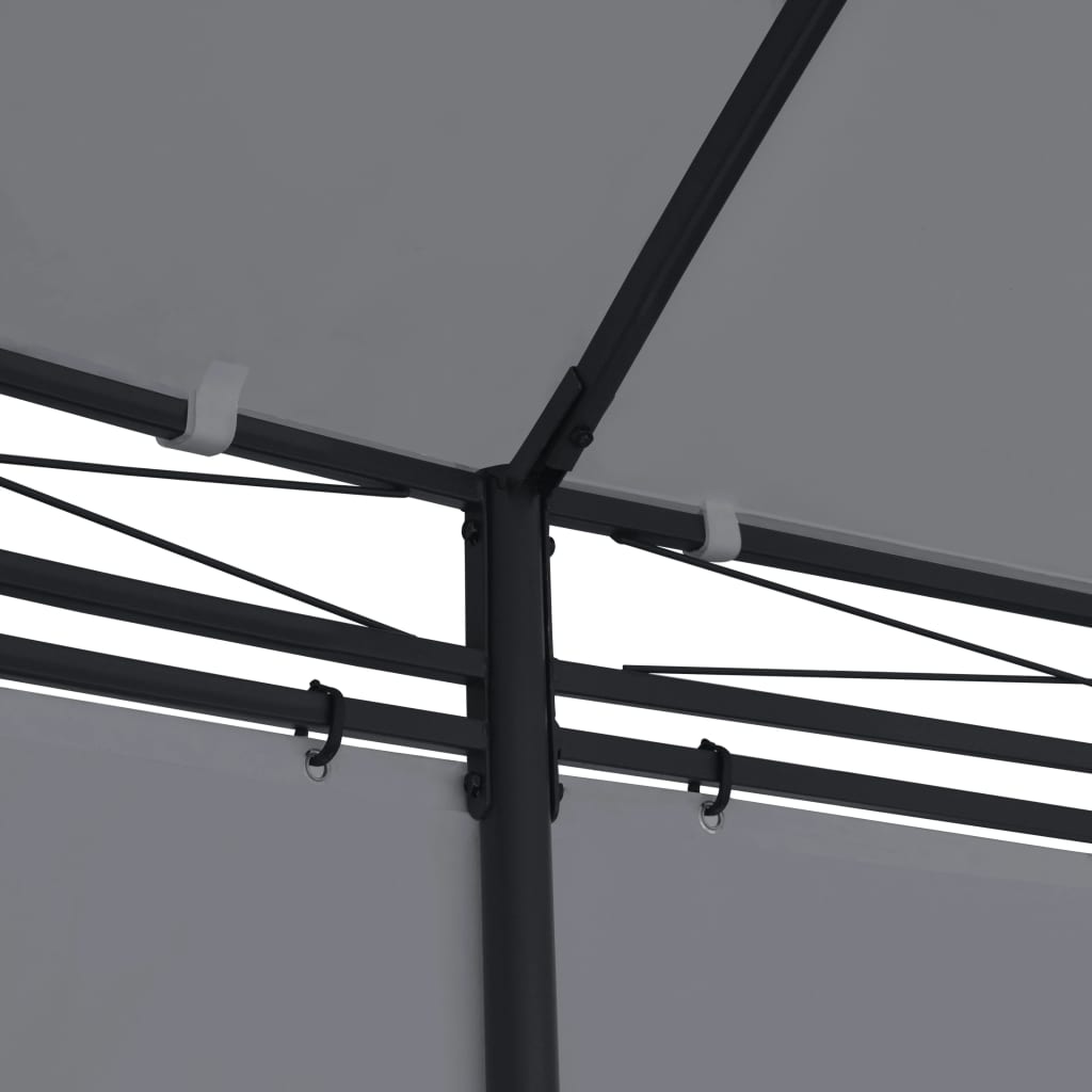 vidaXL Pavilion cu perdele, antracit, 520x349x255 cm