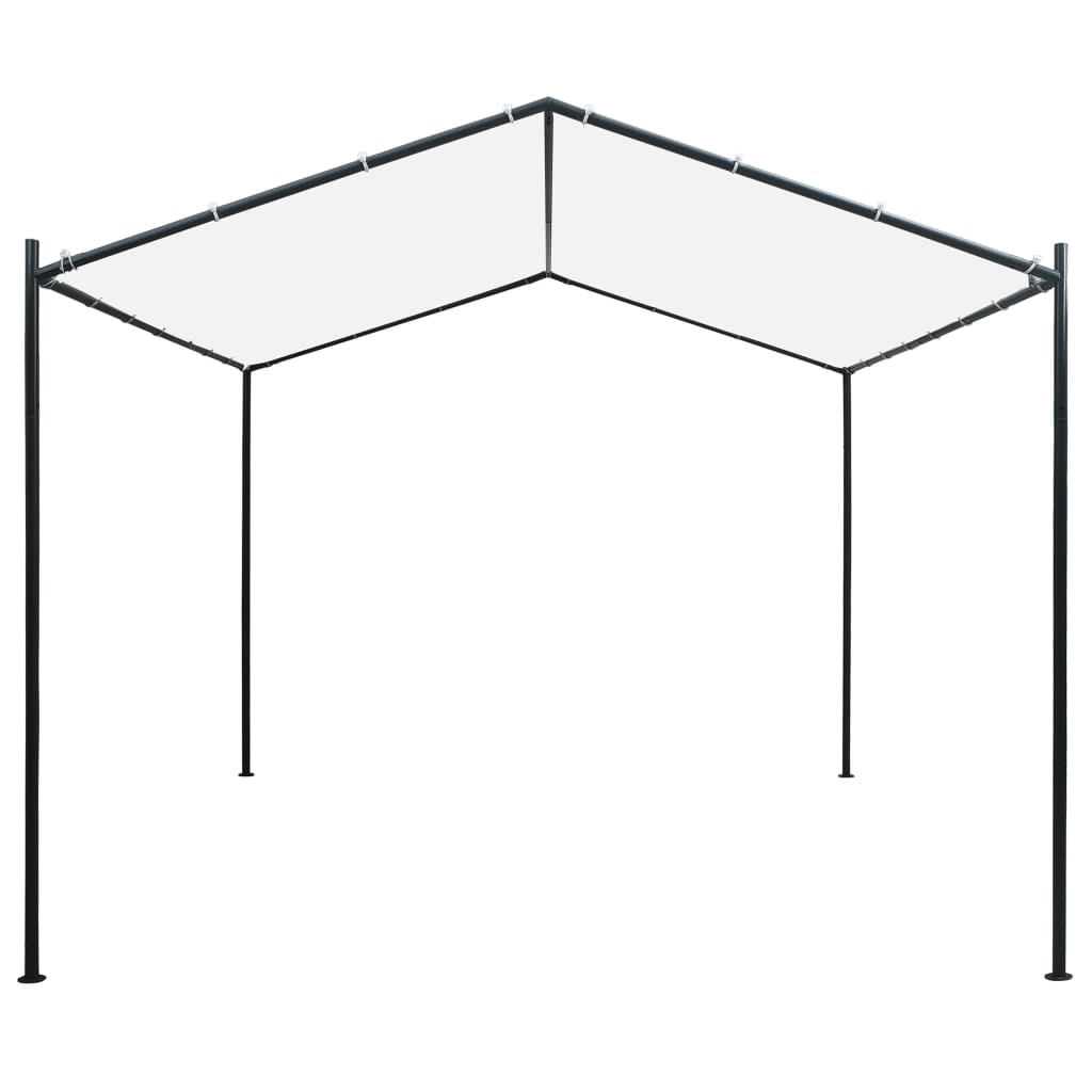vidaXL Pavilion, alb, 3 x 3 x 2,6 m, 180 g/m²