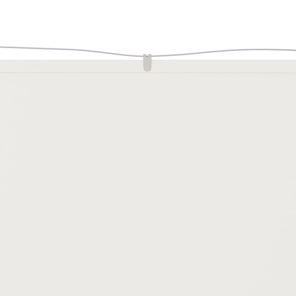 vidaXL Copertină verticală, alb, 140x420 cm, țesătură Oxford