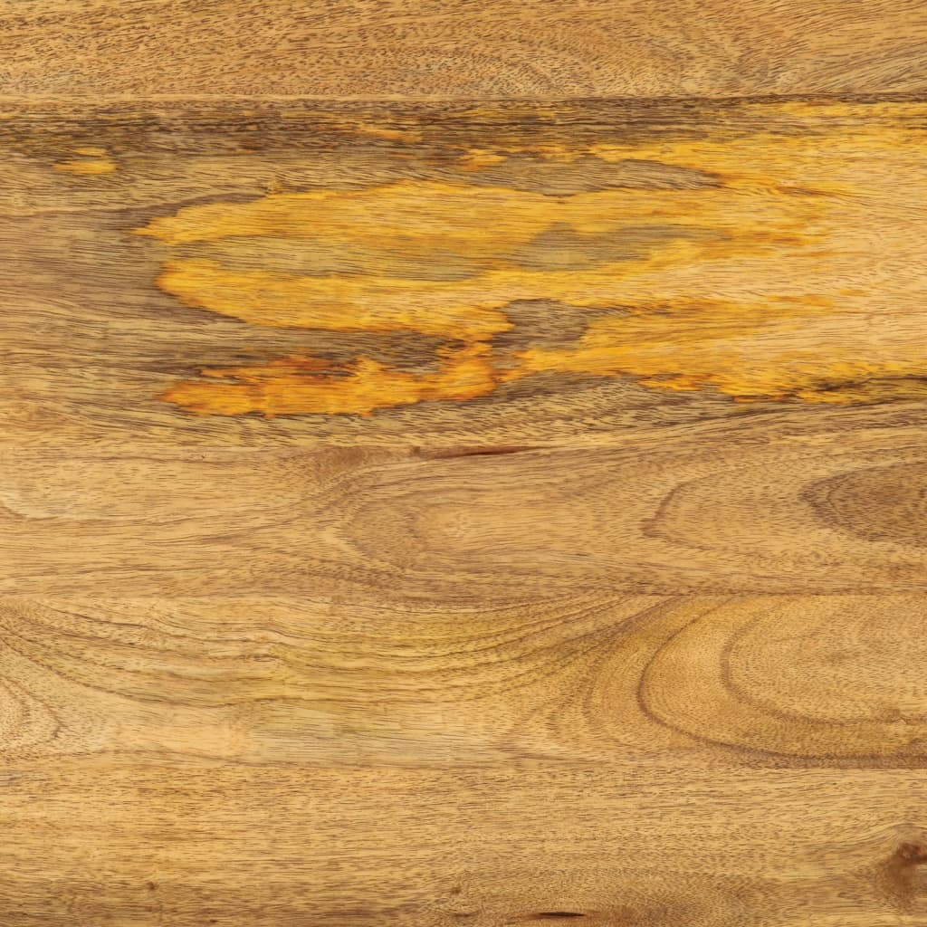 vidaXL Masă de bucătărie, 112x52x76 cm, lemn masiv de mango și fier