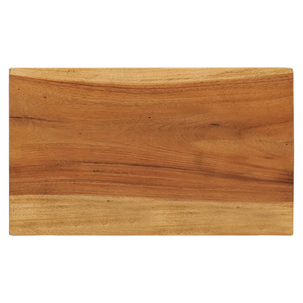 vidaXL Taburet de baie, lemn masiv de suar