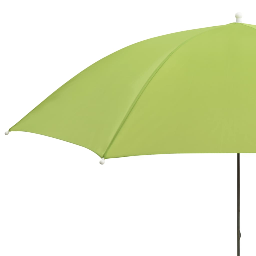 vidaXL Umbrele pentru scaun de camping, 2 buc., verde, 105 cm