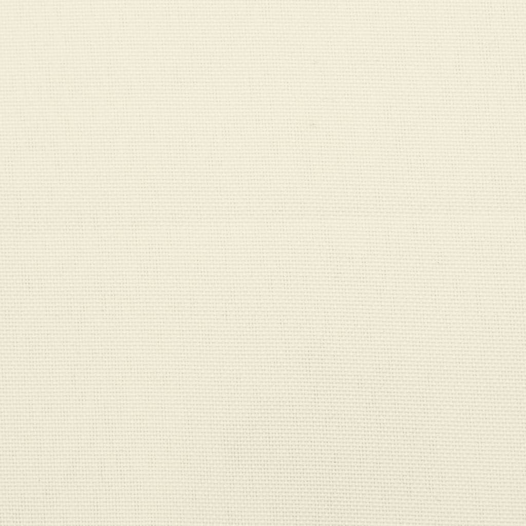 vidaXL Pernă bancă de grădină, alb crem, 150x50x7 cm, textil oxford