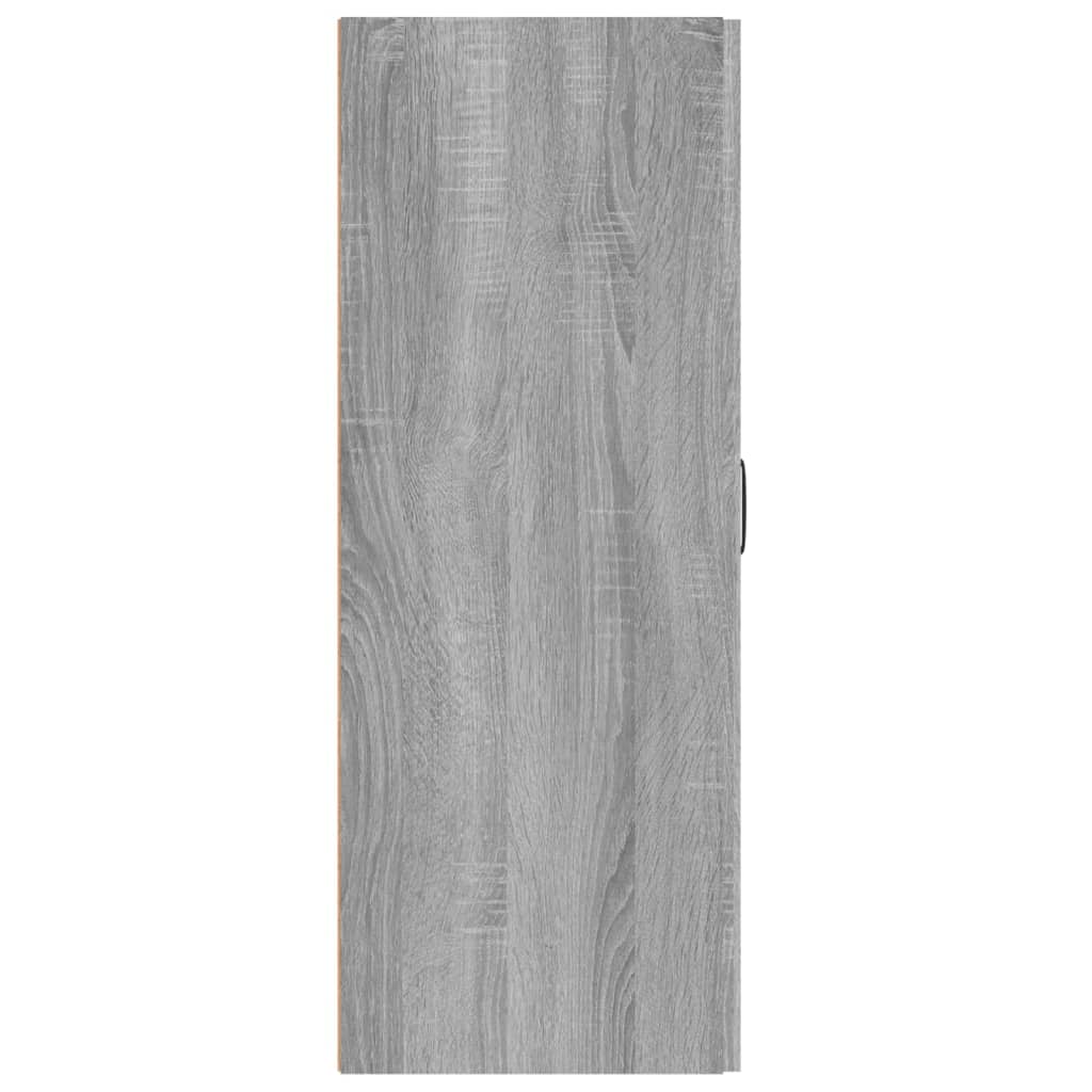 vidaXL Dulap suspendat, gri sonoma, 69,5x34x90 cm, lemn prelucrat