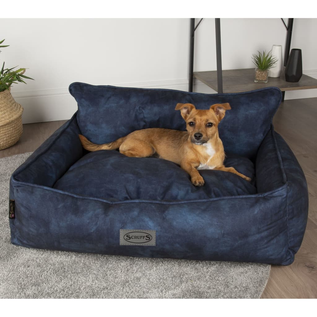 Scruffs & Tramps Pat pentru câini „Kensington”, bleumarin, 90x70 cm, L