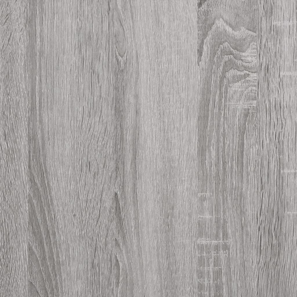 vidaXL Birou, gri sonoma, 100x50x90 cm, lemn prelucrat și fier
