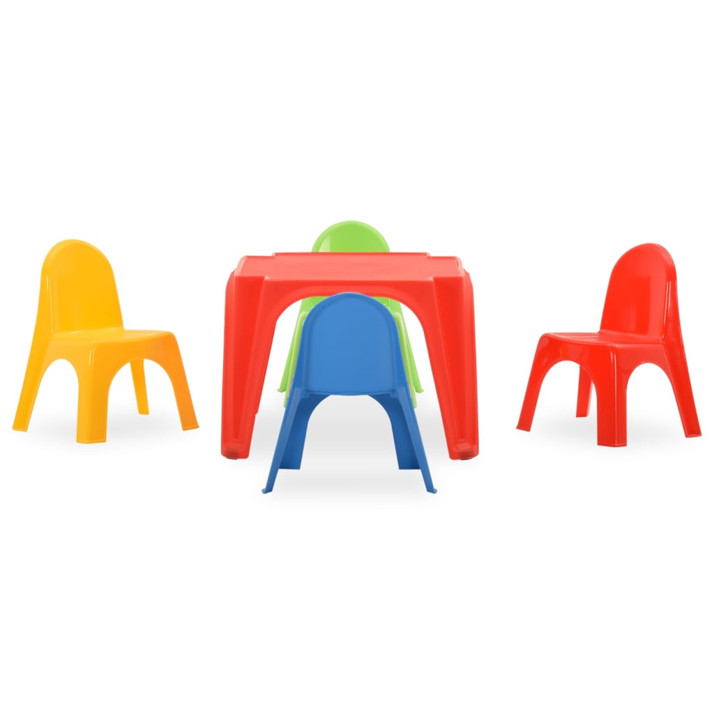 vidaXL Set pentru copii cu masă și scaun, PP