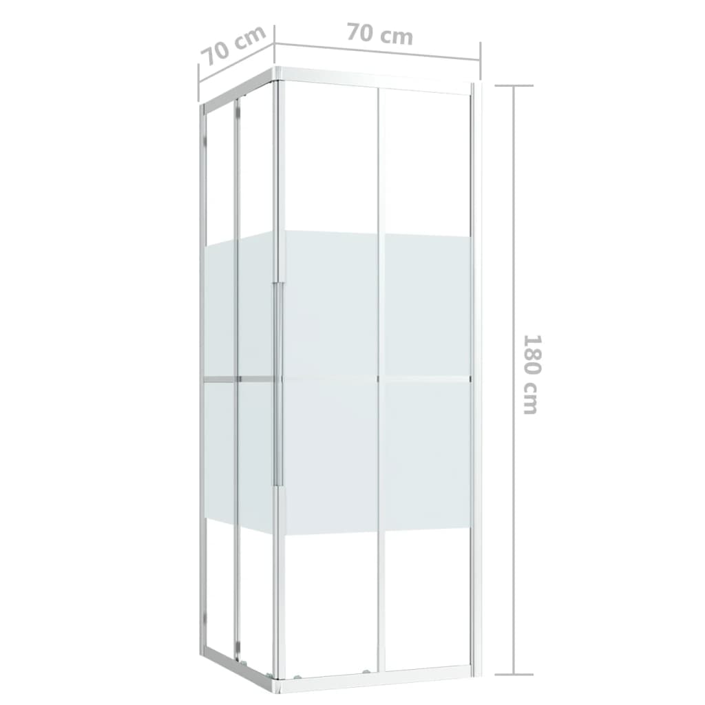 vidaXL Cabină de duș, 70x70x180 cm, ESG