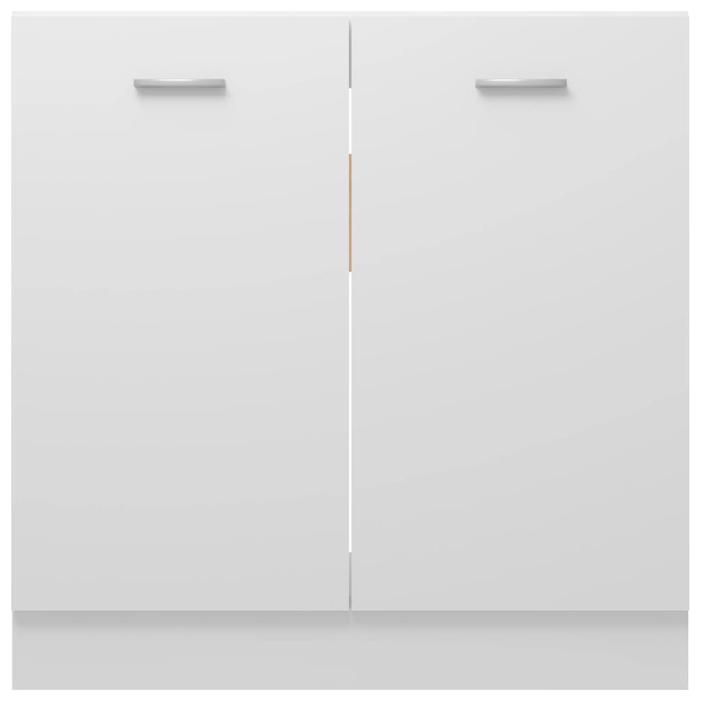 vidaXL Dulap inferior de chiuvetă, alb, 80 x 46 x 81,5 cm, PAL