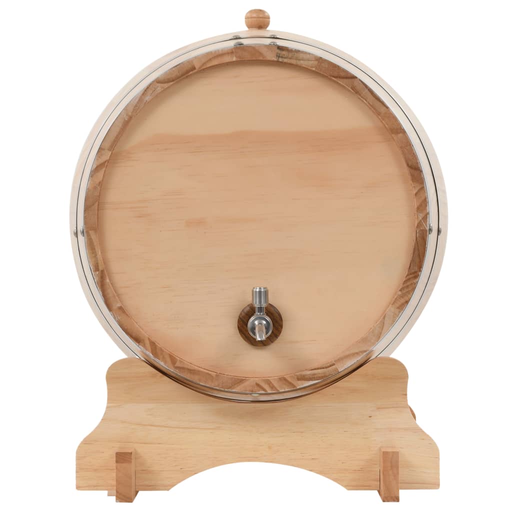 vidaXL Butoi de vin cu robinet, 35 L, lemn masiv de pin