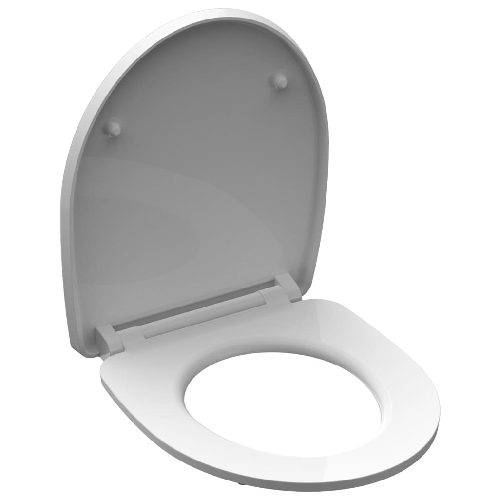 SCHÜTTE Scaun de toaletă Duroplast închidere silențioasă, MAGIC LIGHT
