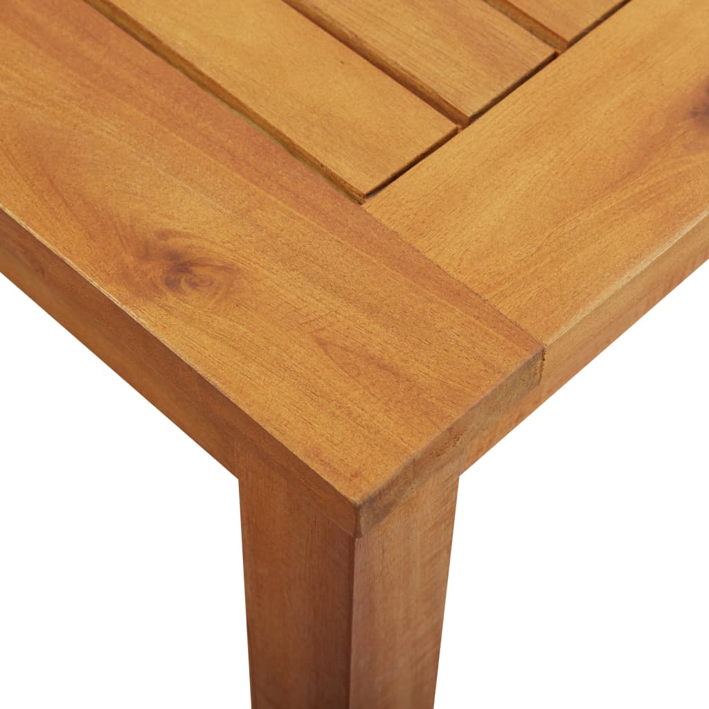 vidaXL Set mobilier de exterior cu perne, 3 piese, lemn masiv acacia