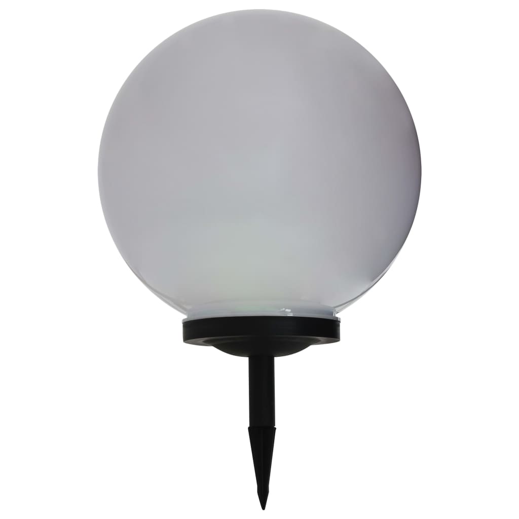 vidaXL Lămpi solare de exterior, 2 buc., 40 cm, RGB, sferic, LED