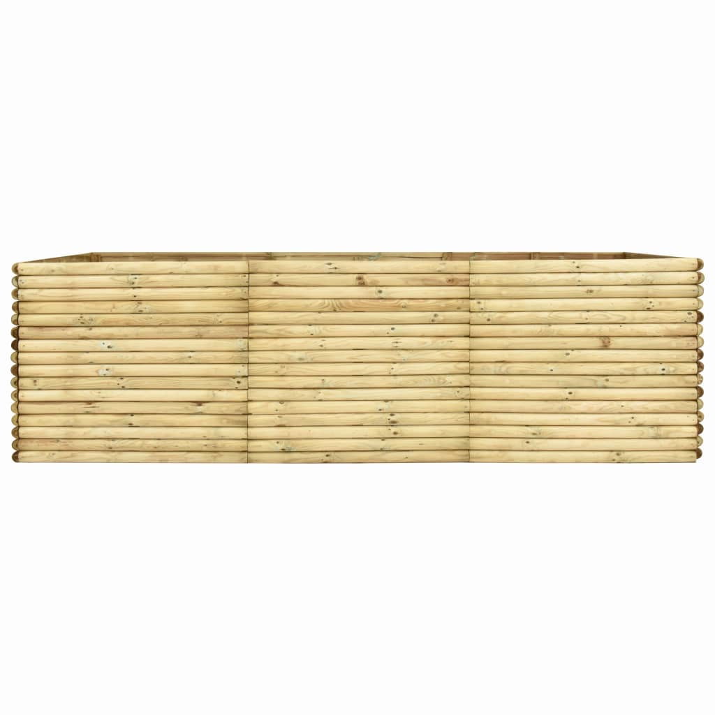 vidaXL Strat înălțat de grădină, 300x50x96 cm, lemn de pin tratat