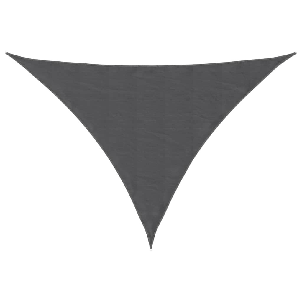 vidaXL Pânză parasolar antracit 3x4x5 m țesătură oxford triunghiular