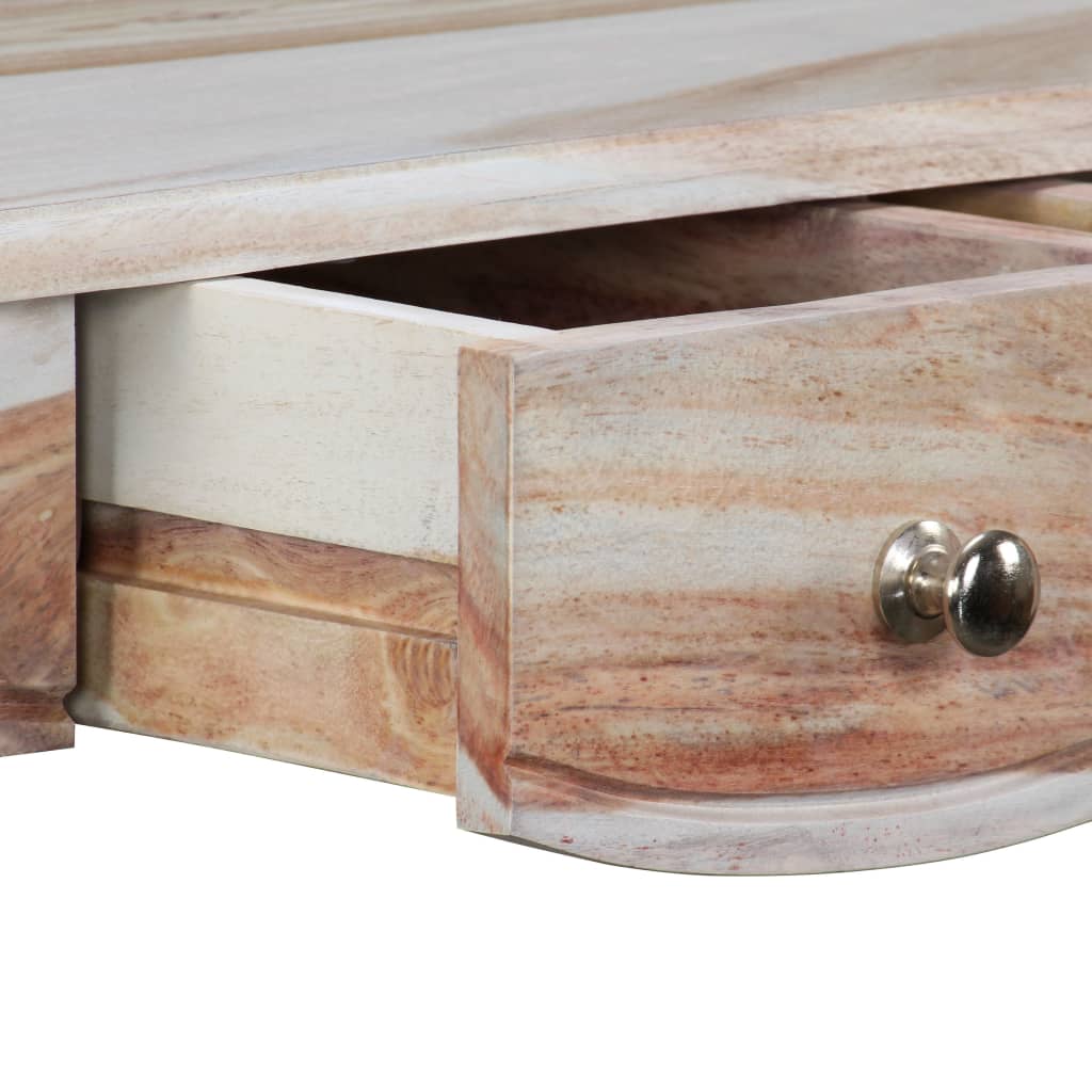 vidaXL Masă consolă cu 3 sertare, 110x40x76 cm, lemn masiv palisandru