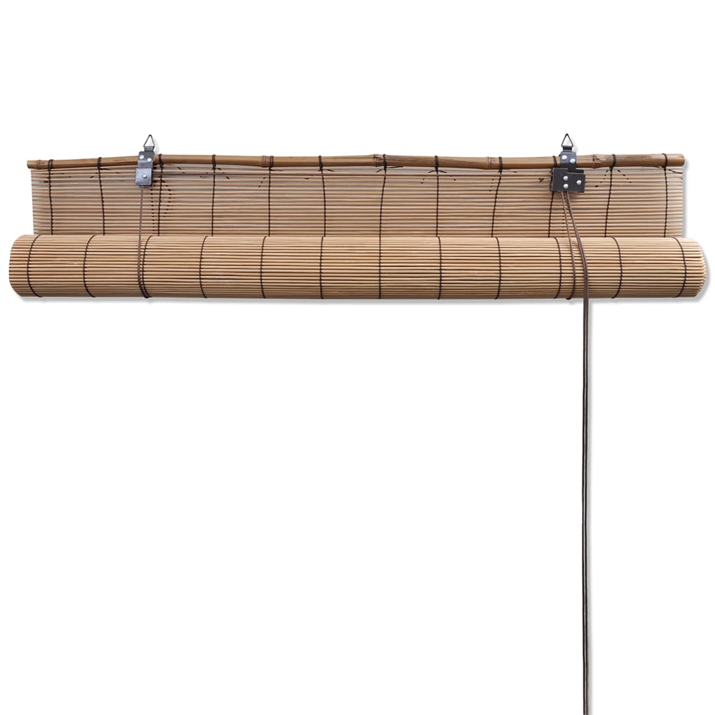 Jaluzele rulabile, 140 x 160 cm, bambus natural