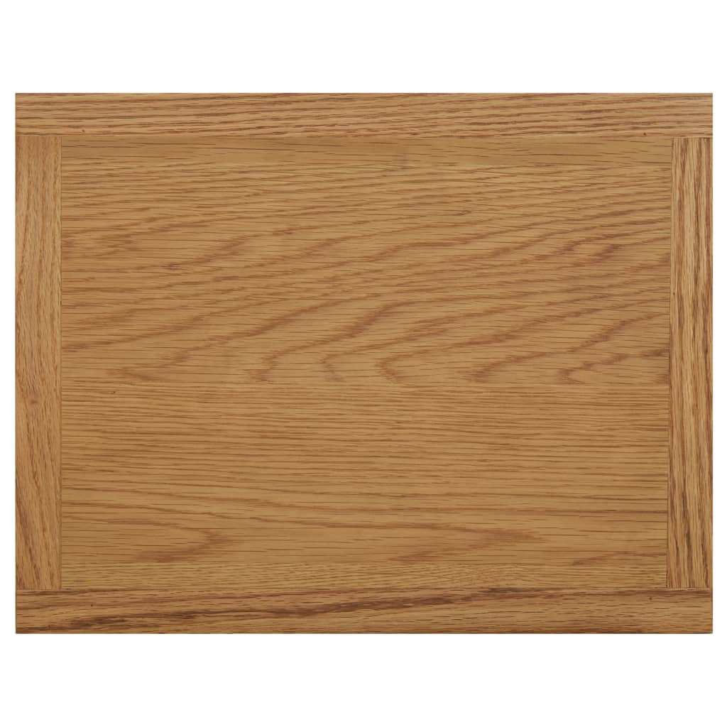 vidaXL Măsuță de reviste, 45 x 35 x 55 cm, lemn masiv de stejar